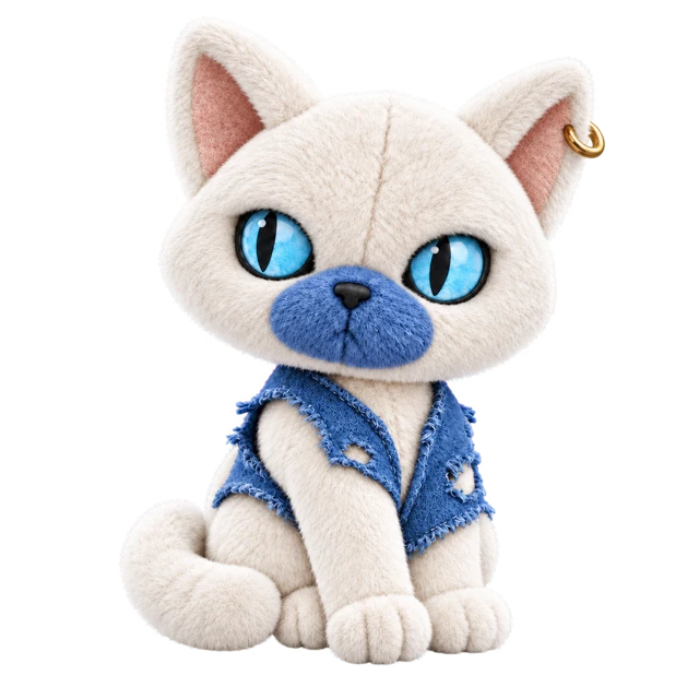 Rare plush cat