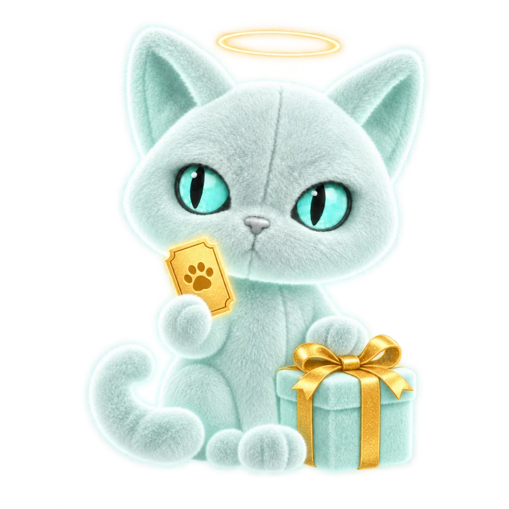 The First Soul Cats Prize Draw: a plush collection cat with themed accessories